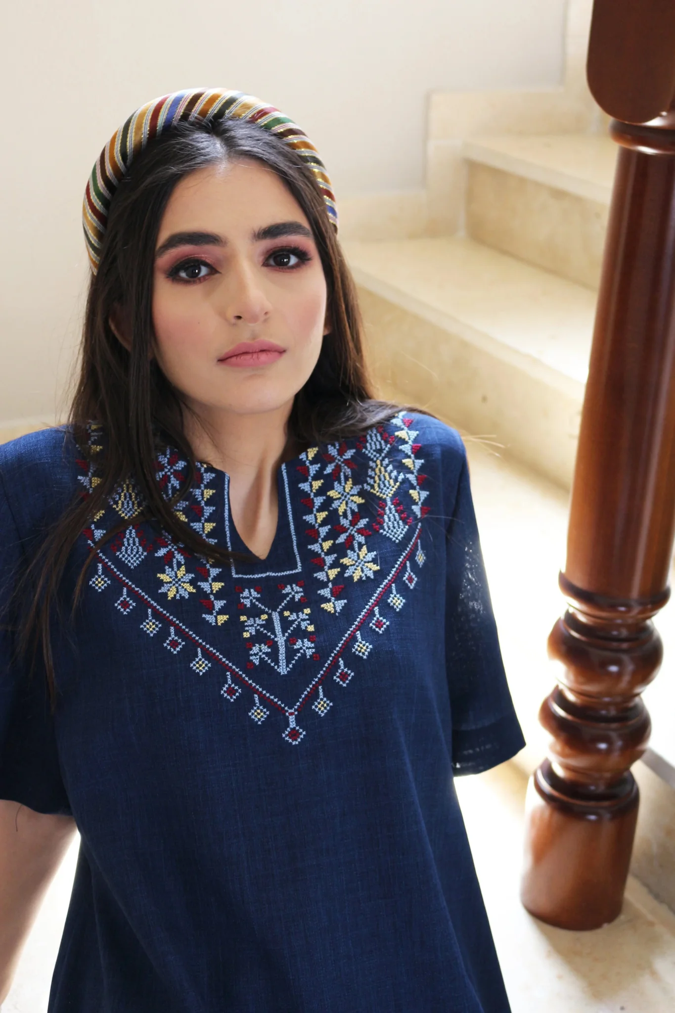 Fallahi Hand-Embroidered Linen Shirt - Image 11