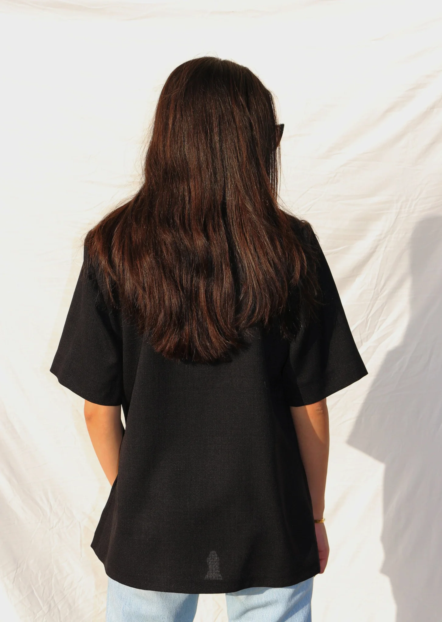 Fallahi Hand-Embroidered Linen Shirt - Image 8