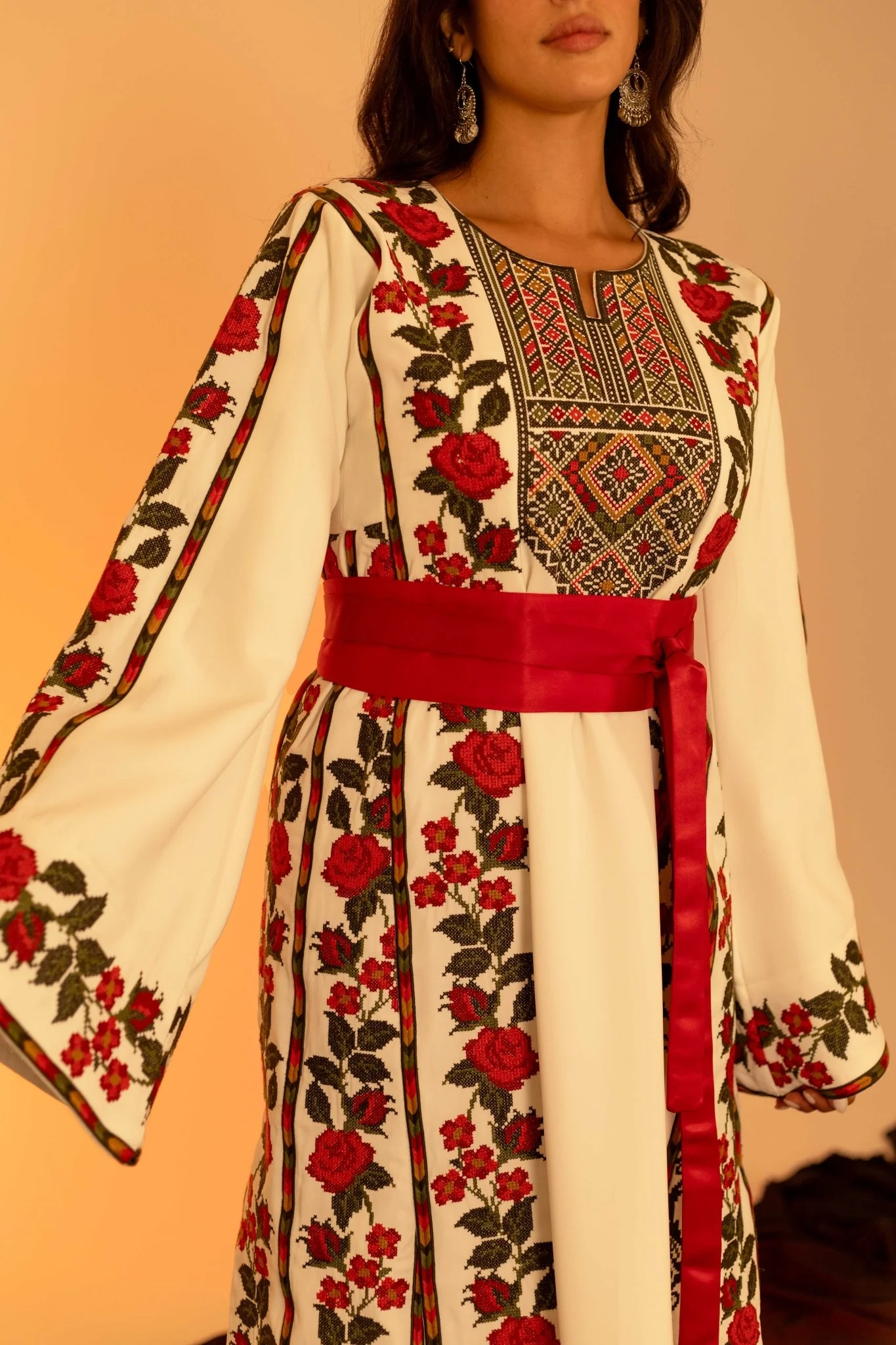 The Floral Palestinian Thobe - Image 10