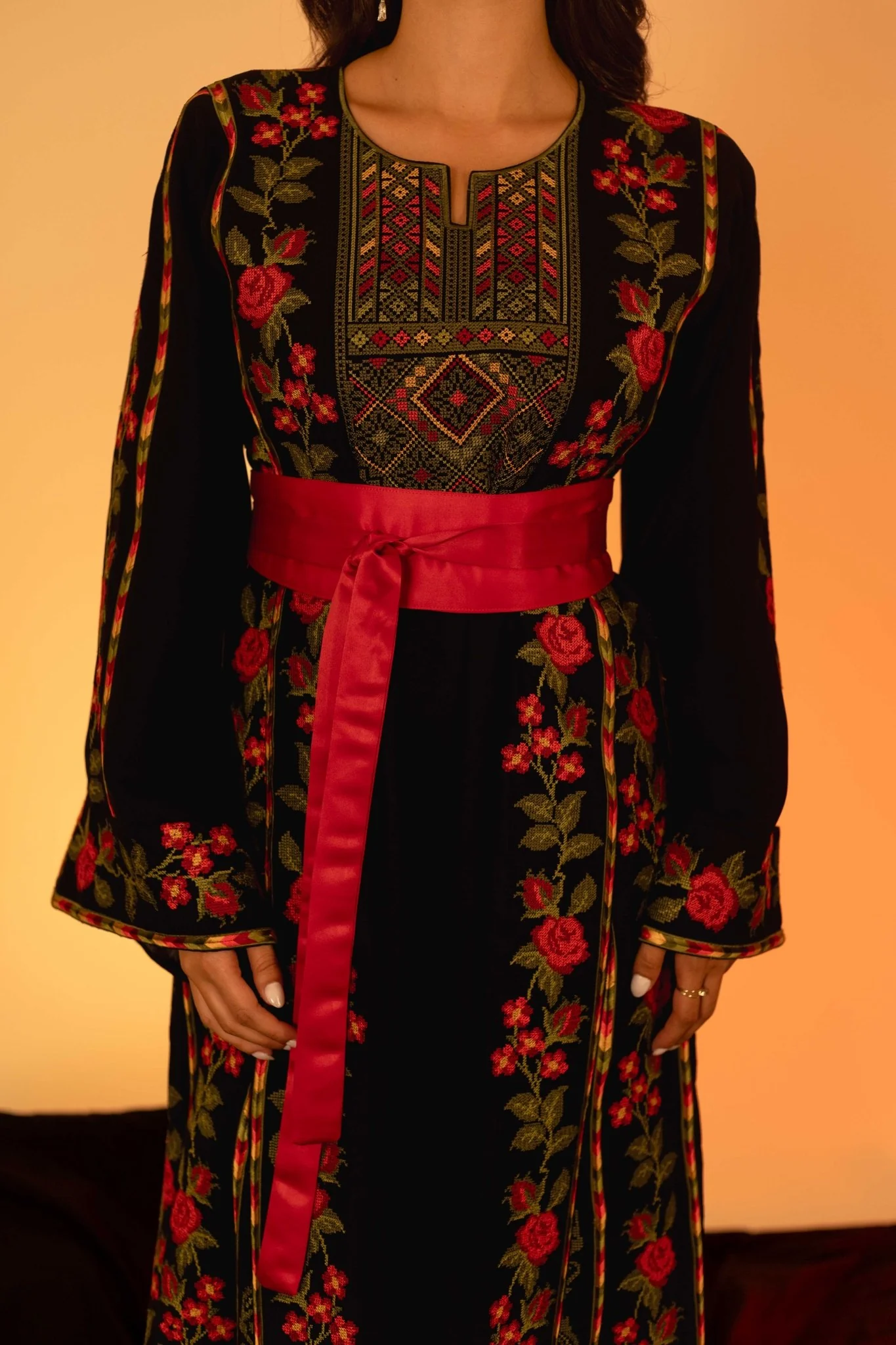 The Floral Palestinian Thobe - Image 6