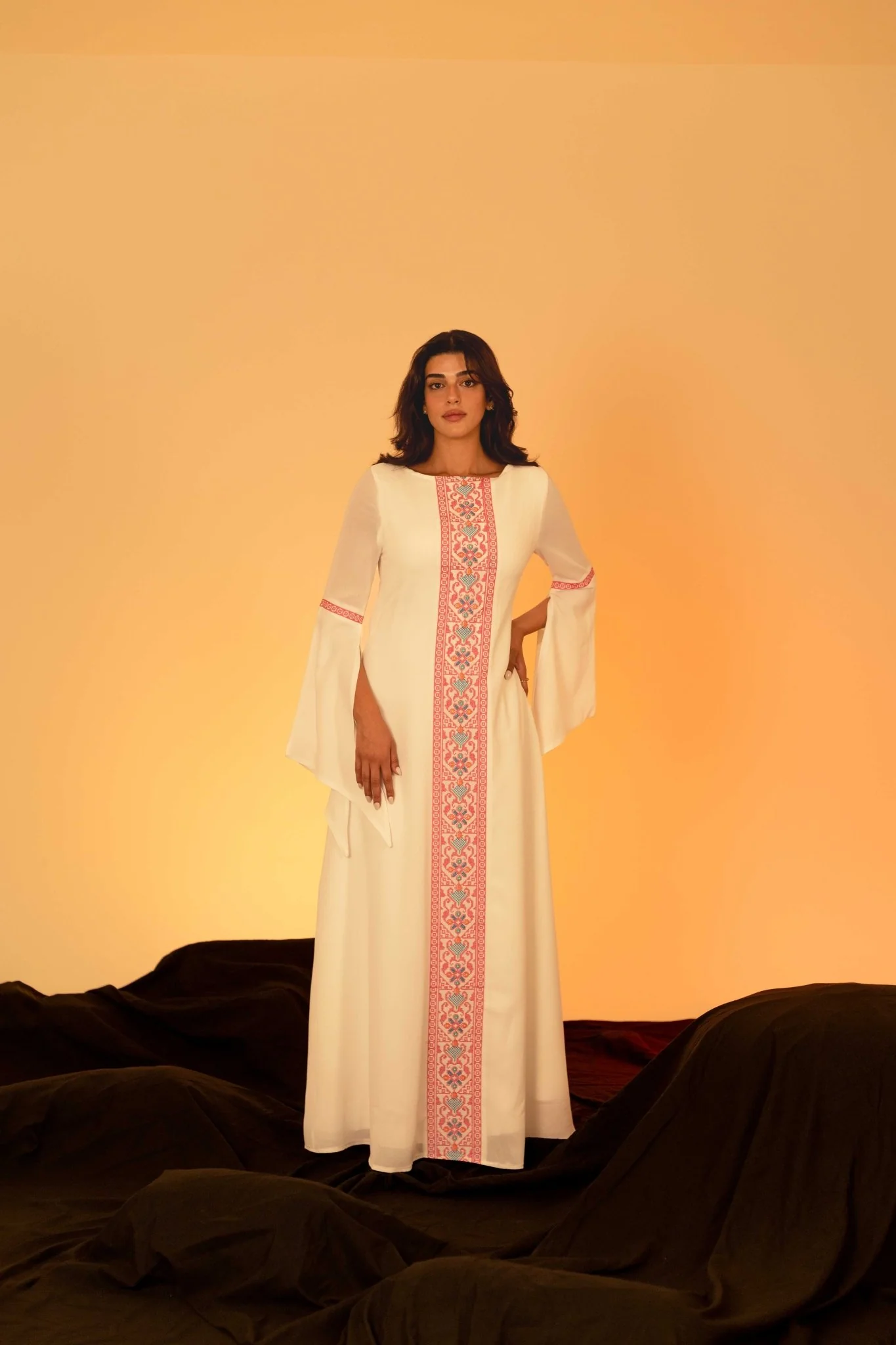 White Butterfly Dress - Image 11