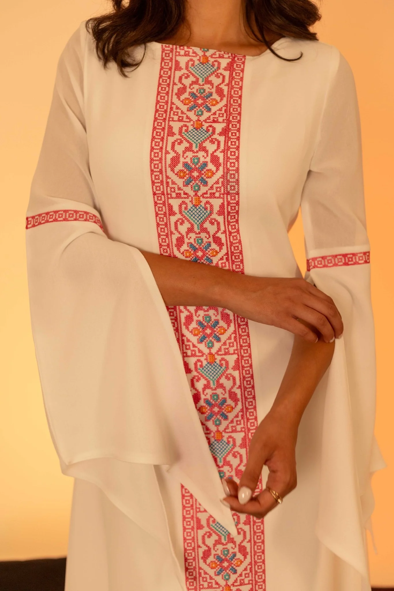 White Butterfly Dress - Image 21