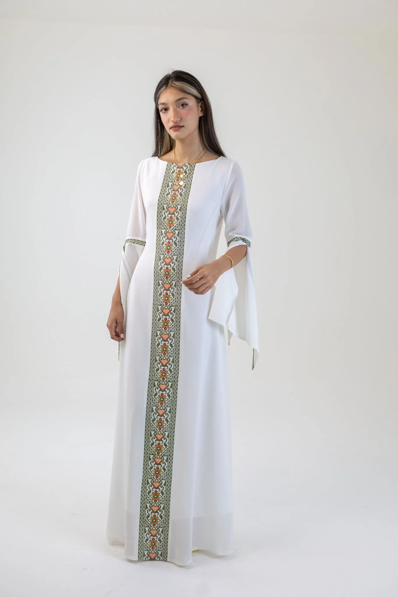 White Butterfly Dress - Image 25